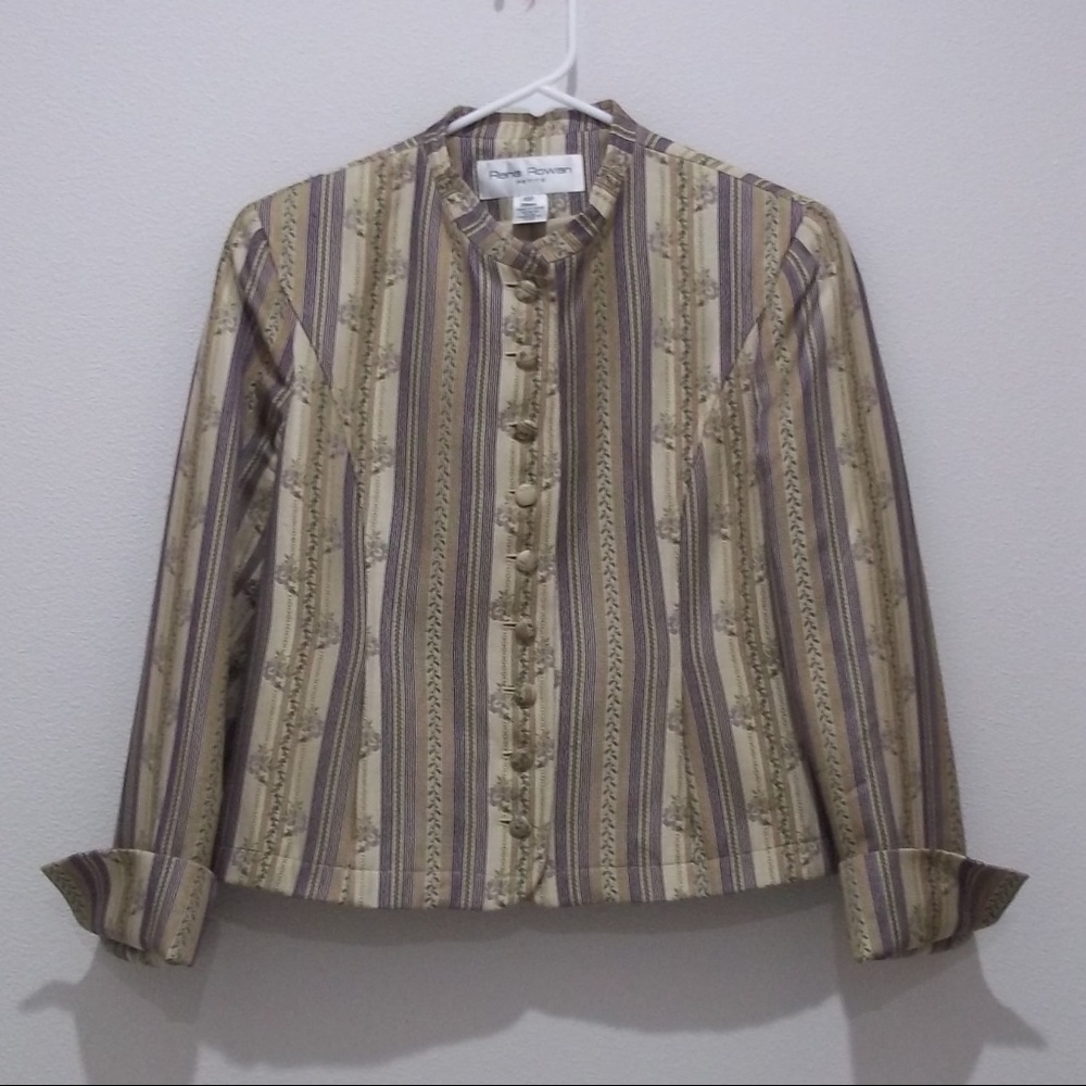 Rena Rowan Jacket Silk Blend Floral 1828